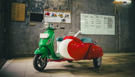 A Vespa With An Italian Heart: A Quiet Story Behind A Custom Sidecar